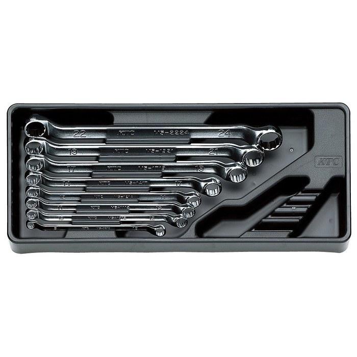 [Kyoto Machine Tool] Wrench Set 8-Piece TM508 Silver
