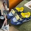 Lightweight and Fashionable Flat-bottomed Breathable Mesh German Training Shoes Women's 2025 Autumn New Versatile Casual Sports Shoes Flat-bottomed