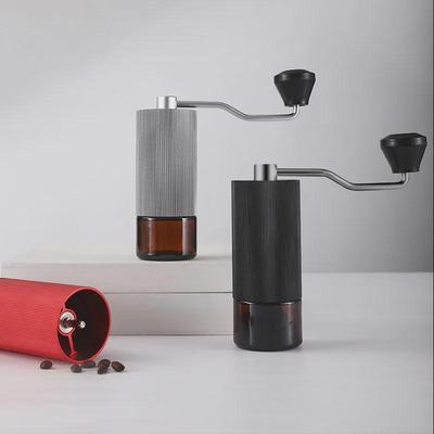 Portable Manual Hand-Crank Coffee Grinder with CNC Stainless Steel Core