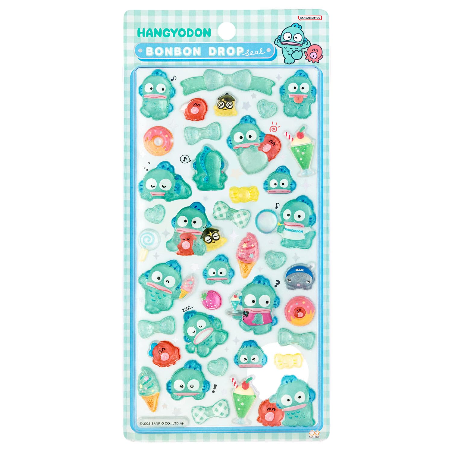 

Stationery Sanrio Character Bonbon Drop S8812128 Sun-Star Stickers, Stickers, Hangyodon,