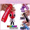 Chaveiro Figura Pvc Roblox Rainbow Friends-Pingente de Brinquedo Fofo Para Presentes de Natal
