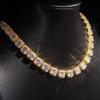 High-end Hip-hop Cuban Chain Necklace Necklace Bracelet Men's Accessories Zirconia