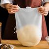 Teigknetbeutel aus lebensmittelechtem Silikon, Teigknetbeutel aus Silikon, Mehlknetbeutel, vielseitiger Teigmischer für Brot, Gebäck, Pizza