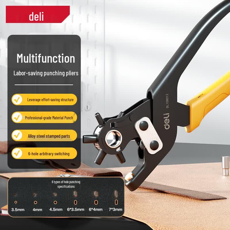 Deli Labor-Saving Belt Hole Puncher