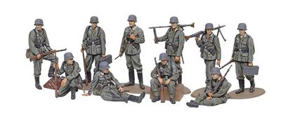 Tamiya Military Miniature Series 102 World War II German Infantry Set Plastic Model Kit 32602 1/48 No.