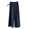 Striped Wide-leg Pants Women's Spring and Autumn New High-waisted Thin Loose Straight Drape Temperament Suit Casual Pants