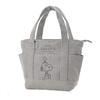 Snoopy Tote Bag Corduroy Mother's Bag Large Capacity Zook Bag School Tote Bag with Pockets Women's Shopping Bag Commuting School Bag Cute Eco Bag