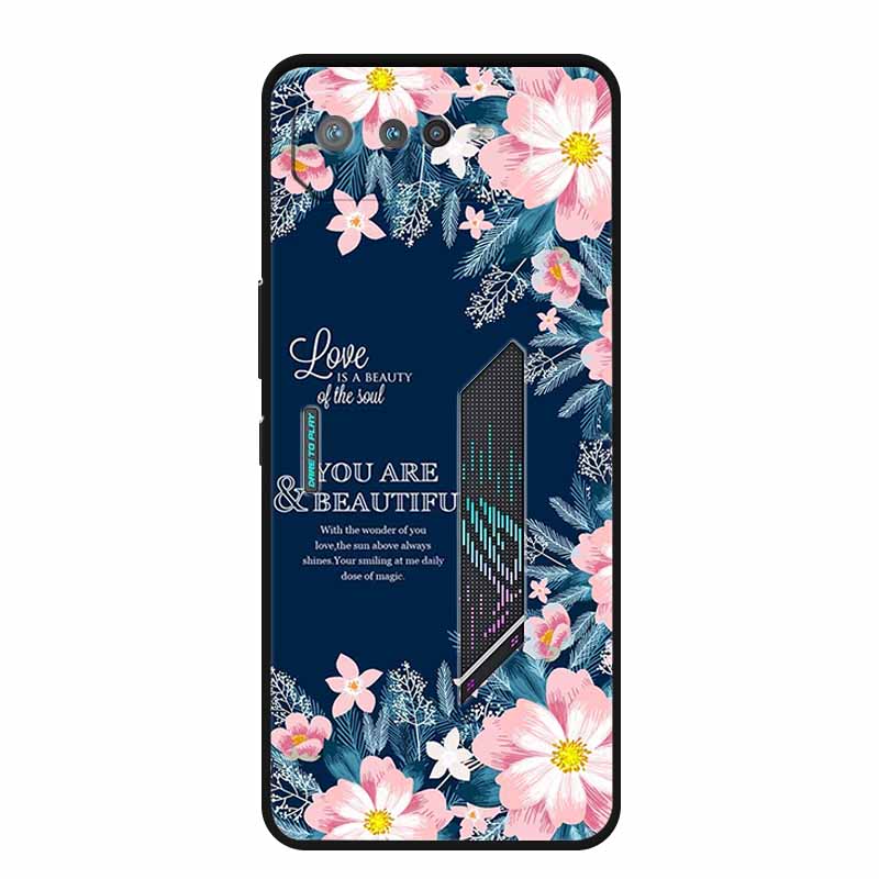 Für Asus ROG Phone 6 Hülle Luxus Silikon TPU Weiche Abdeckung Handyhülle für Asus ROG Phone 6 Pro Funda Rog6 Schutz Hülle Cartoon Hülle
