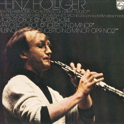 LP Record HEINZ HOLLIGER(OBOE)/EDO DE WAART(C - Mozart/Oboe Concerto K.314,marcello PL1327 PHILIPS 1975 Japan Classical Used