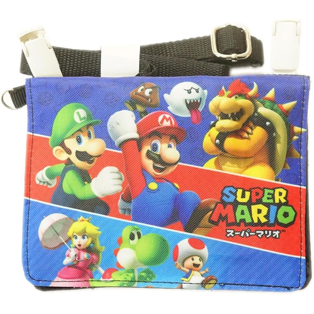 Super Mario Multi Pochette with Shoulder MBS 1046