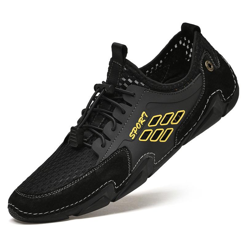 

Мужские дышащие туфли-бини из тканого материала муха с сеткой осьминог 38
