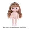 21cm BJD Doll with Footwear Interactive Design Movable Joints Educational Toy for Girls Gift Holiday