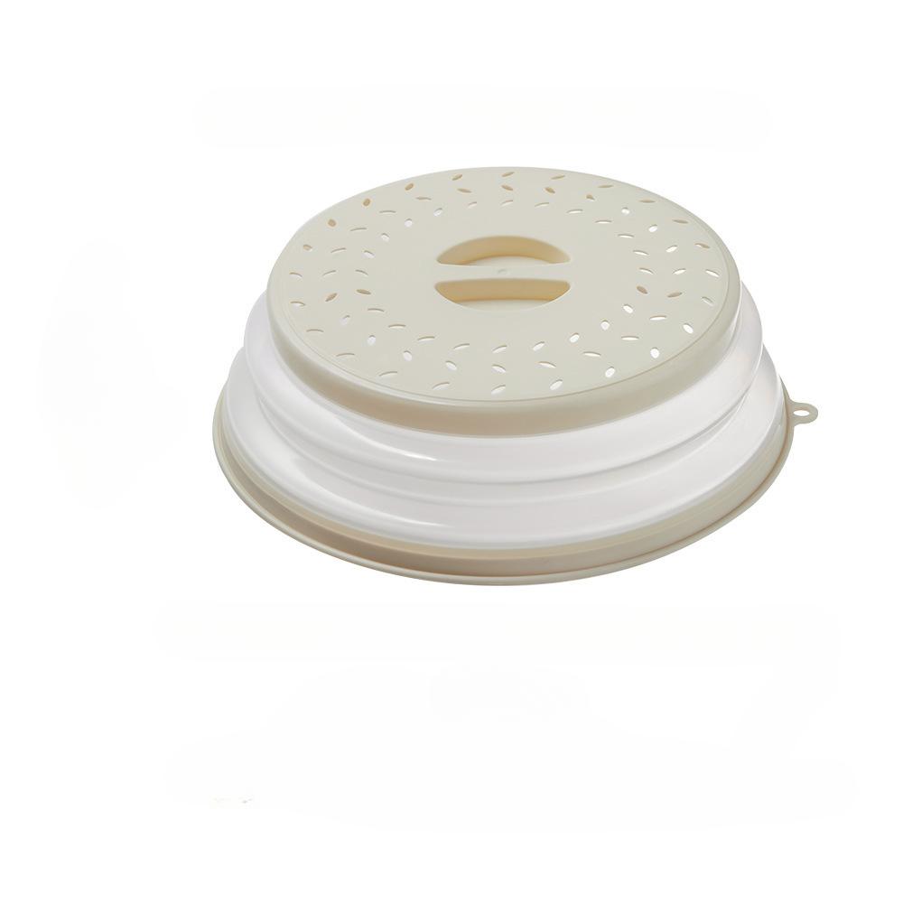 1 szt. Ulepszona składana pokrywka do kuchenki mikrofalowej z otworem na haczyk, wentylowana składana osłona talerza do kuchenki mikrofalowej, osłona przeciw rozpryskiwaniu się wody w kuchence mikrofalowej, kosz do czyszczenia warzyw i owoców