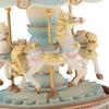 Classical Music Box Rotating Clockworek Musical Lights Twinkling Resin Collectibles Mechanism DIY