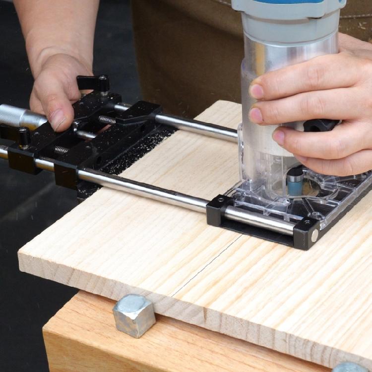 Handheld Router Woodworking Accessories Electric Trimmer Connector Base Router Bracket for Wood Slotting Carving
