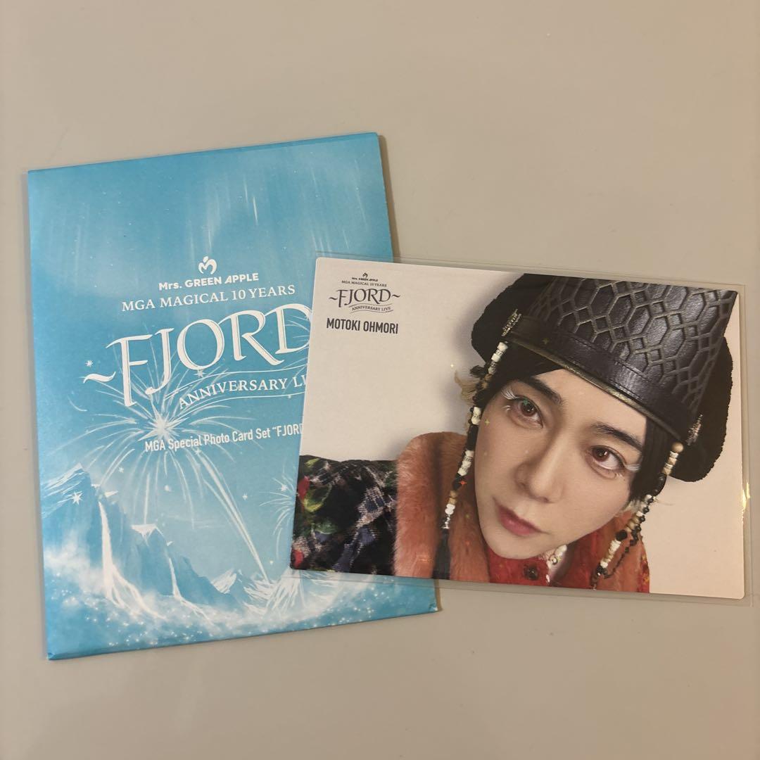 

[USED] Mrs. GREEN APPLE Motoki Omori Rare Photo Card 041