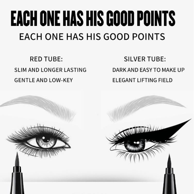 Creion negru Creion lichid pentru ochi Pen Machiaj de lungă durată Creion Frumusețe Cosmetic Eyeliner