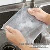 Non-Stick Silver Wire Steel Wool Scouring Pad - Double-Sided Dishcloth Substitute