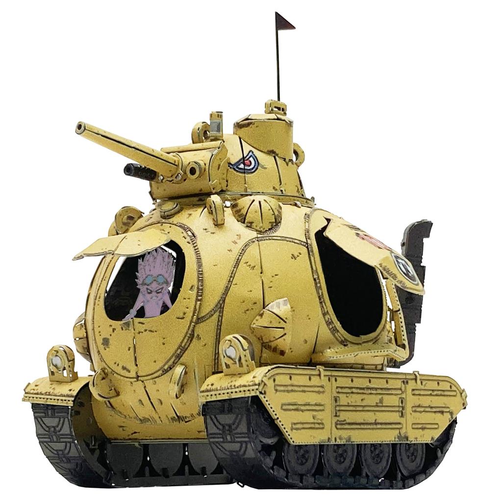 Tenyo Metallic Nano Puzzle Army Tank Corps 104 Stainless No Glue Laser Craft 3D by Akira Toriyama Sandland King's No. (TEN-T-ME-023M), Steel,