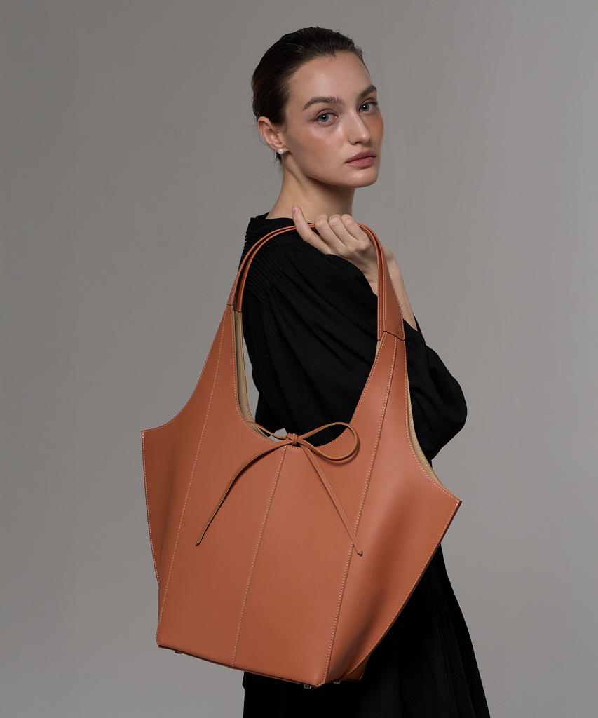 Zema Élever Le Quotidien Onnete Tote Bag L - Camel Tan (Onnete Tote Bag L)