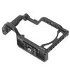 Kamerakäfig für A6700 Vertikaler Aufnahmegriff mit Cold-Shoe-Halterung 1/4 Zoll 3/8 Zoll Gewinde für Arri Fixierbohrung für Arca