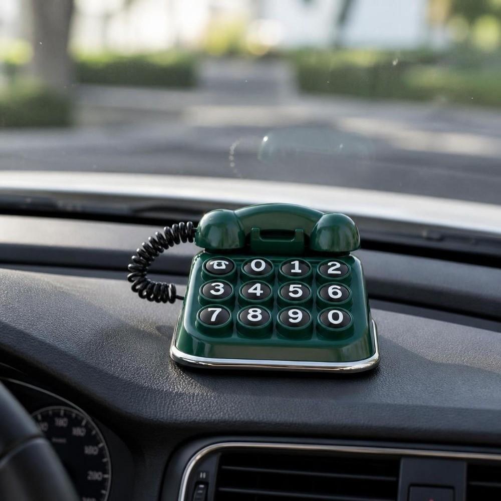 Telephone Shaped Temporary Parking Sign Mini Telephone Parking Plate  Auto Interior