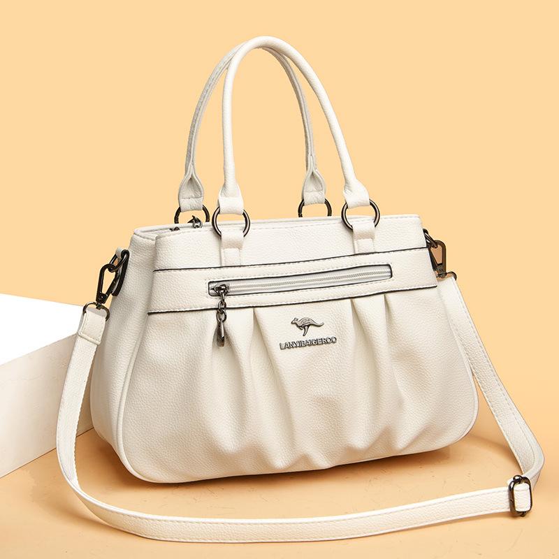 Luxury Handbags Women Soft Leather Bag Designer 3 Layers Handbags Casual Tote Bag Ladies Shoulder Crossbody Bag for Female