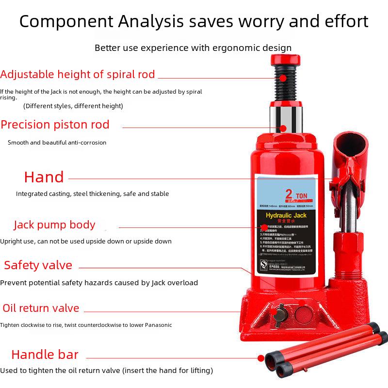 2-3 Ton Hydraulic Hand Car Jack Lifting Tool
