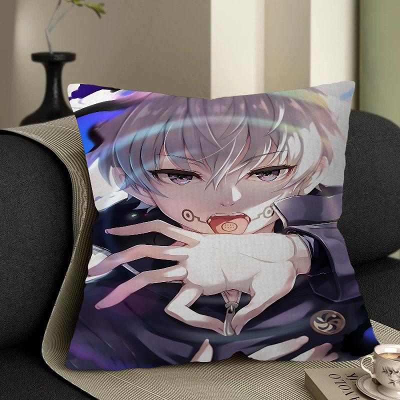J-Jujutsu K-Kaisen Inumaki Toge Kudde Gåva Hemmakontorsdekoration Sovrum Soffa Bil Kuddöverdrag Fodral 45x45