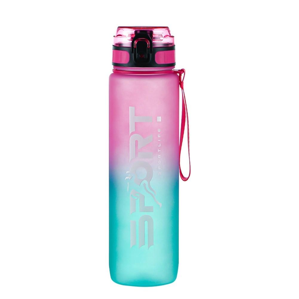 1000mL Fitness Water Bottle with Spring Loaded Dust Cap for Clean Use