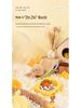 Ceramic Anti-Tip Cheese Bowl for Pet Snacks - Small Feeding Basin for Hamsters