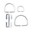 Stainless Steel D Rings Connector Webbing Belts Buckles Replacement Diving Hardware For Swimming Diving And Water Sports