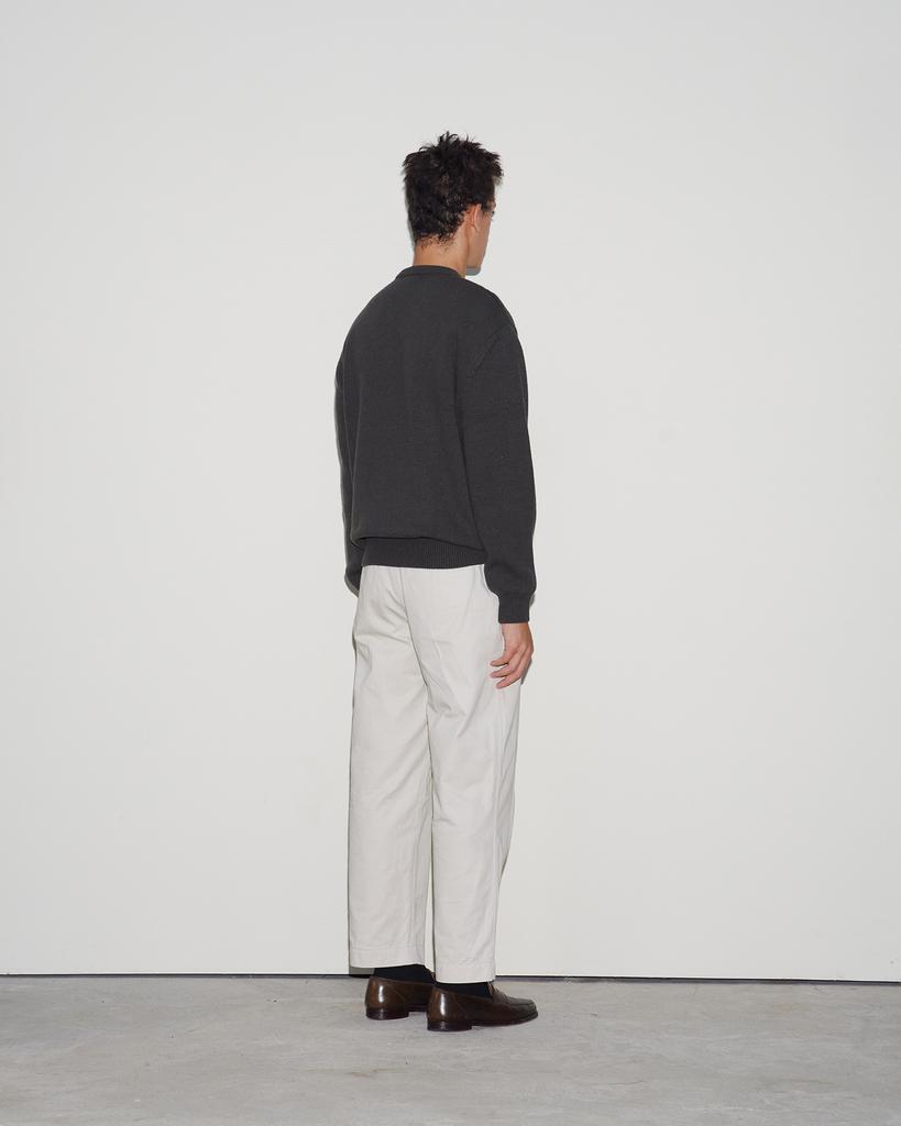 WORTHWHILE MOVEMENT Rhombus Crewneck Sweater (Khaki)