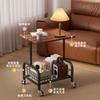 Retro, Medieval Style, Movable Sofa, Side Table, Balcony, Small Tea Table, High-end Bedside Cabinet, Small Tea Table, Small Cart