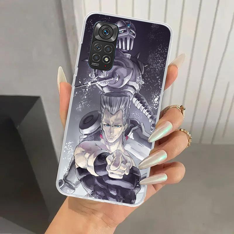 JoJo Bizarre Adventure Phone Case for Xiaomi Redmi Note 15 14 14S 13 12S 12 Pro 11S 11 Plus 11T 11E 10S Soft Funda Print Shell R
