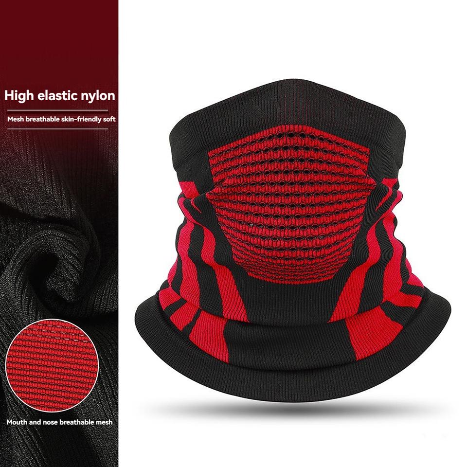 1Pcs Windproof Cycling Mask Thickened Headscarf Keep Warm Ear-Protecting Elastic Sports Scarf for Outdoor