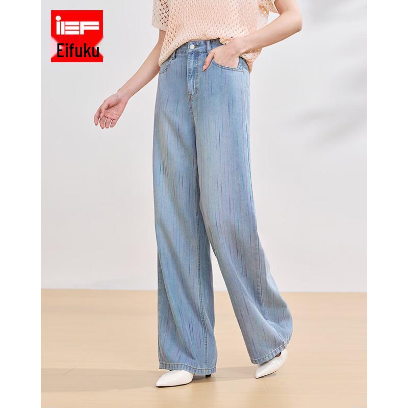 IEF 2026 Summer Wide-Leg Denim Pants XS