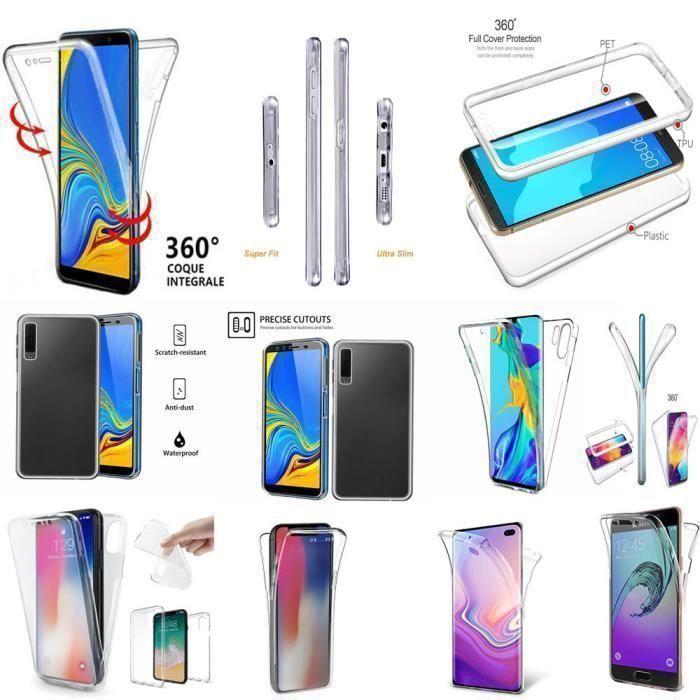 Pour SAMSUNG GALAXY S10 - Coque Silicone Gel Intégrale Transparent 360°-Qualité Supérieure-PRISKY®France