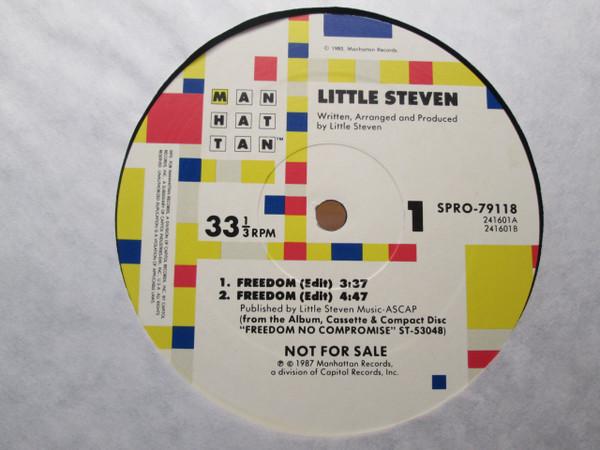 

12-дюймовая пластинка LITTLE STEVEN Freedom SPRO79118 Manhattan Recor 1987 США Рок Б/у