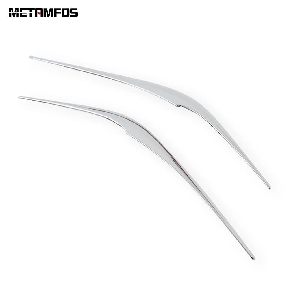 For Mazda CX-5 KF CX8 2017- 2024 Carbon Fiber Head Light Lamp Eyelid Eyebrow Headlight Strip Accessories Car Styling