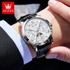 OLEVS Automatic Man Watch Original Luxury Brand Moon Phase Perpetual Calendar Business Mechanical Wristwatches For Men New 6785