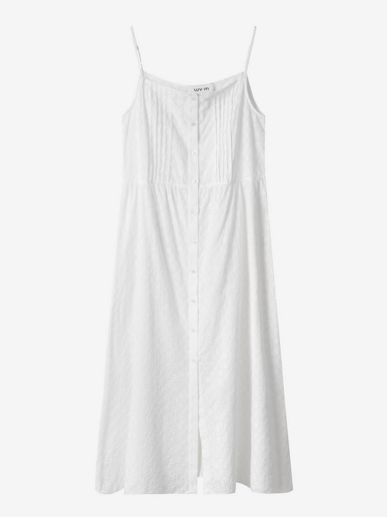 Luvm Sleeveless Lace Dress_White