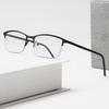 Anti-Blue Light Glasses Half Frame Metal Square Eyewear Women Men Daily Leisure Eyeglasses Blue Light Blocking Man Lady Eyeglas