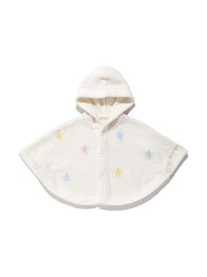 BABY Airy Moco Colorful Star Poncho PBNT259162OWHT70