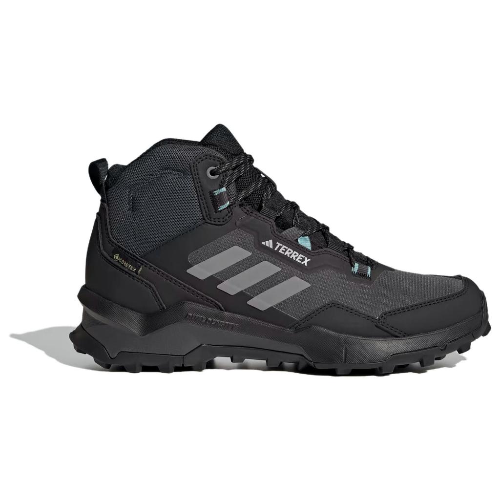 Adidas Terrex AX4 Mid Gore-Tex Core Black Grey Mint Ton (Womens) Women Sneakers Grey-Three HQ1049