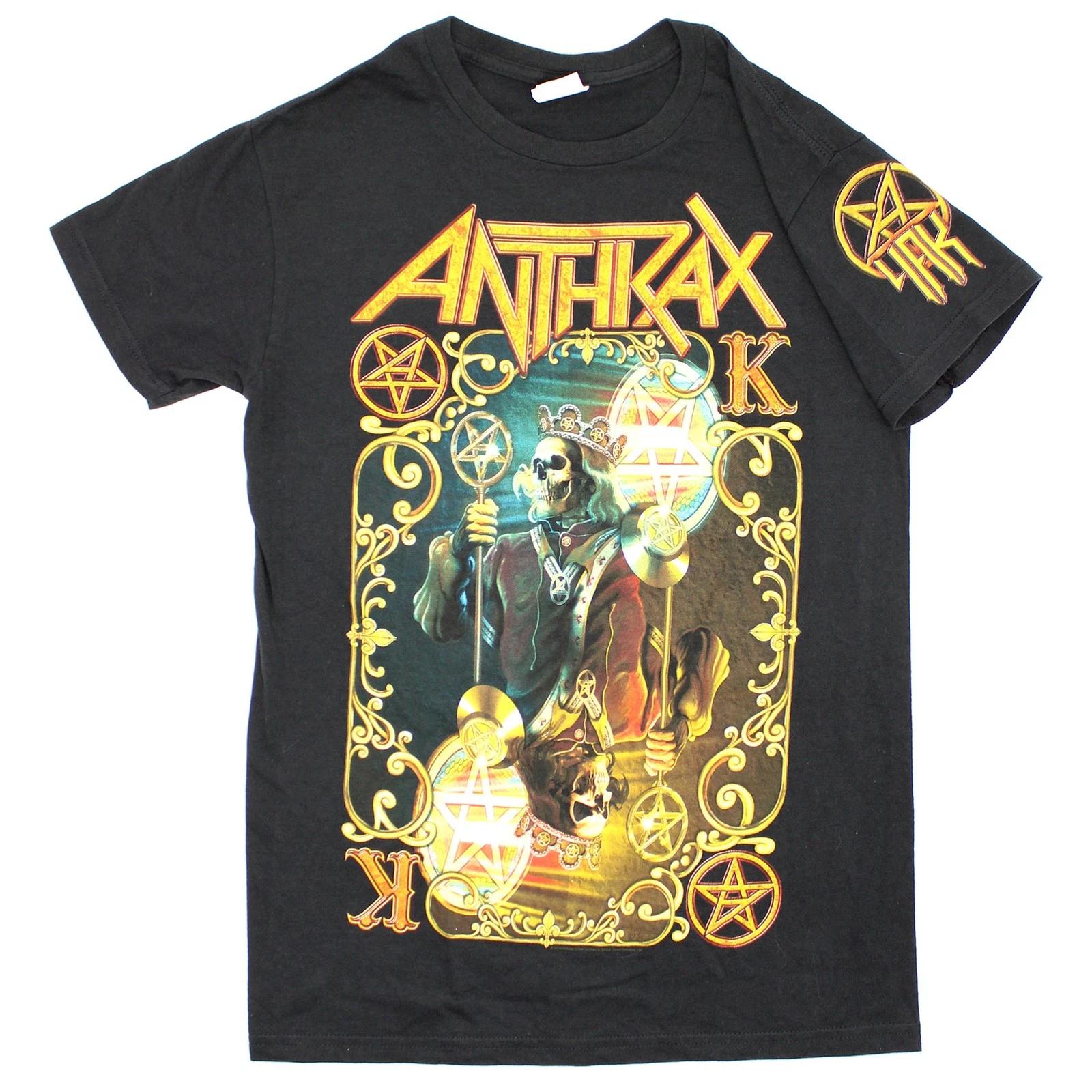 Men s Anthrax Death Has Just Begun 2018 World Tour T-shirt Small Black M