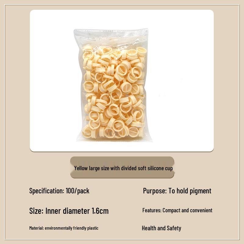 

Silicone Microblading Pigment Ring Cup - Soft, Disposable, Needle and Hand Safe