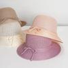 Ladies' Straw Hat Summer Sun Hat Fashionable And Simple Woven Sun Hat Candy Colored Wide Brimmed Sun Hat Holiday Gift
