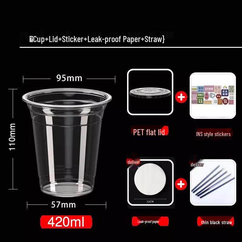 

AVADEN Disposable Coffee and Milk Tea Cups, 420ml