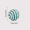 Sisal Ball Cat Toys & Teaser Wand Set - Self-Play Boredom Buster for Cats, Durable Chew Toy for Teething, Anti-Bite Grinding Toy